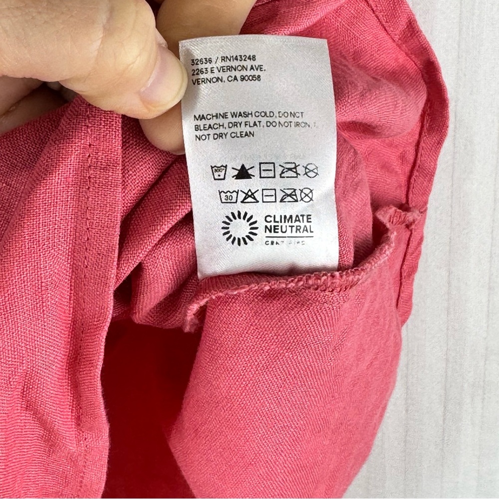 Reformation Pink Mini Slip Dress - Picture 6 of 7